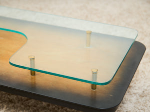 Italian Mid Century 2 Tier Coffee Table