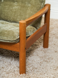 Danish Domino Mobler Teak Sofa newly upholstered