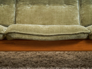 Danish Domino Mobler Teak Sofa newly upholstered