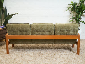 Danish Domino Mobler Teak Sofa newly upholstered