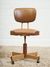 Load image into Gallery viewer, Brown Tanker Office Chair
