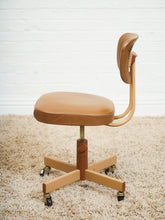 Load image into Gallery viewer, Brown Tanker Office Chair
