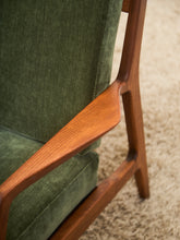 Load image into Gallery viewer, Mid Century Danish Modern Ib Kofod Larsen for Selig Walnut Lounge Chair
