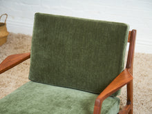 Load image into Gallery viewer, Mid Century Danish Modern Ib Kofod Larsen for Selig Walnut Lounge Chair
