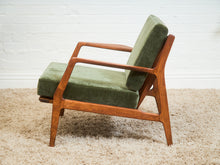 Load image into Gallery viewer, Mid Century Danish Modern Ib Kofod Larsen for Selig Walnut Lounge Chair
