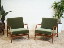 Load image into Gallery viewer, Mid Century Danish Modern Ib Kofod Larsen for Selig Walnut Lounge Chair
