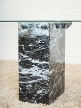 Load image into Gallery viewer, Marble And Chrome Italian Coffee Table
