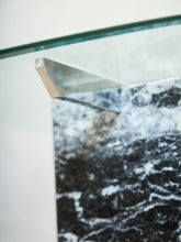 Load image into Gallery viewer, Marble And Chrome Italian Coffee Table

