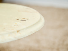 Load image into Gallery viewer, Traventine Round pedestal Vintage Side Table
