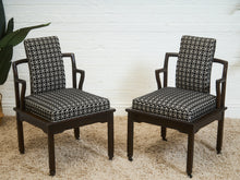 Load image into Gallery viewer, Geometric Monte Verde Young Hollywood Regency Pair of Chairs
