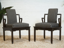 Load image into Gallery viewer, Geometric Monte Verde Young Hollywood Regency Pair of Chairs
