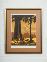 Load image into Gallery viewer, 1970’a Forest Serigraph
