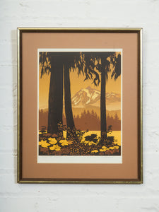 1970’a Forest Serigraph