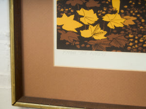 1970’a Forest Serigraph