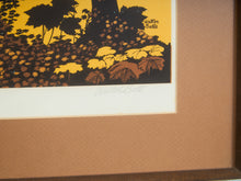 Load image into Gallery viewer, 1970’a Forest Serigraph
