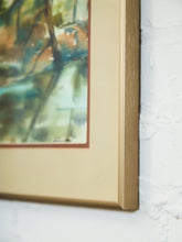Load image into Gallery viewer, Woodland Reflections” Watercolor Landscape by S. Fulton
