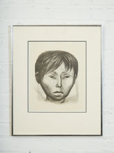 Load image into Gallery viewer, Charcoal Portrait of a Young Boy
