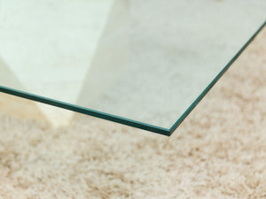 1970s Artedi Travertine and Brass Coffee Table With Glass Top Made in Italy