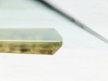 Load image into Gallery viewer, 1970s Artedi Travertine and Brass Coffee Table With Glass Top Made in Italy
