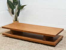 Load image into Gallery viewer, Long Wood Low Profile Coffee Table
