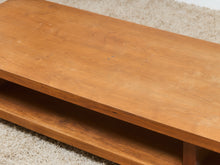Load image into Gallery viewer, Long Wood Low Profile Coffee Table
