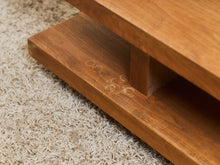 Load image into Gallery viewer, Long Wood Low Profile Coffee Table
