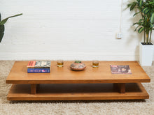 Load image into Gallery viewer, Long Wood Low Profile Coffee Table
