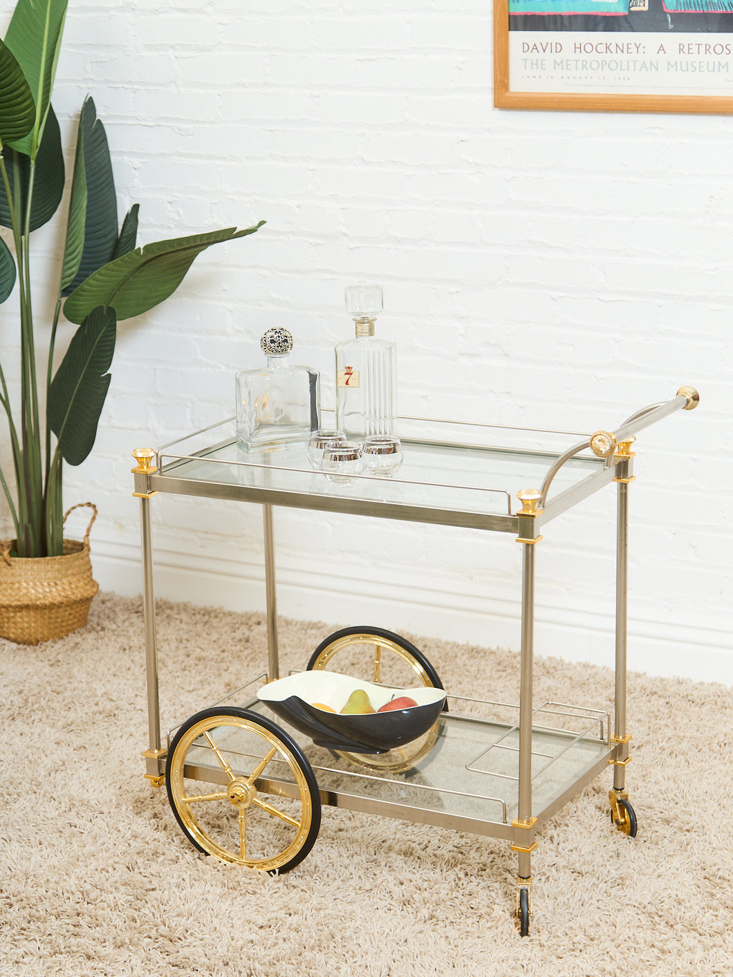 Vintage French Trolley Barcart