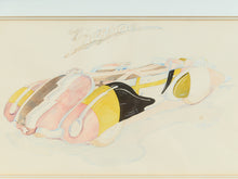 Load image into Gallery viewer, Watercolor Concept Car Illustration “Europa” by M. Rogers

