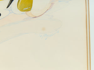 Watercolor Concept Car Illustration “Europa” by M. Rogers