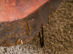 Burlwood Mid Century Coffee Table with Hairpin legs