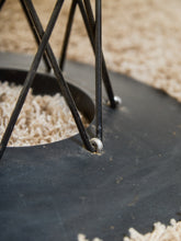 Load image into Gallery viewer, Cyclone Dining Table with Traventine Top
