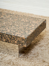 Load image into Gallery viewer, Post Modern Granite Coffee Table with Chrome Pedestal Base
