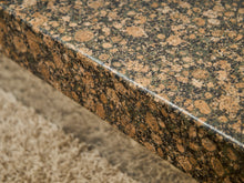 Load image into Gallery viewer, Post Modern Granite Coffee Table with Chrome Pedestal Base
