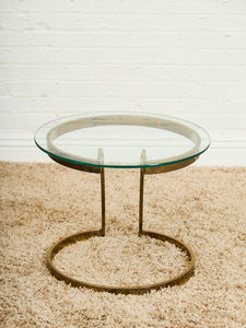 Brass 1970’s Side Table