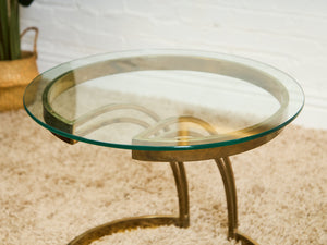 Brass 1970’s Side Table