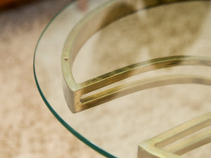 Brass 1970’s Side Table