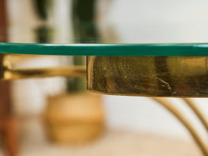Brass 1970’s Side Table