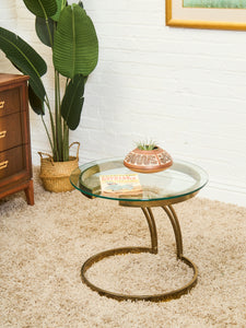 Brass 1970’s Side Table