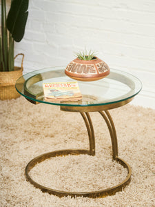 Brass 1970’s Side Table