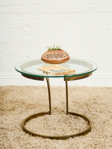 Brass 1970’s Side Table