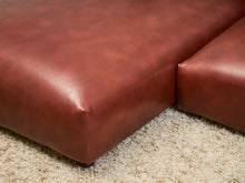 Load image into Gallery viewer, Low profile 70’s Style Cantina Leather Sofa
