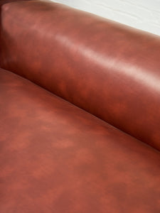 Low profile 70’s Style Cantina Leather Sofa