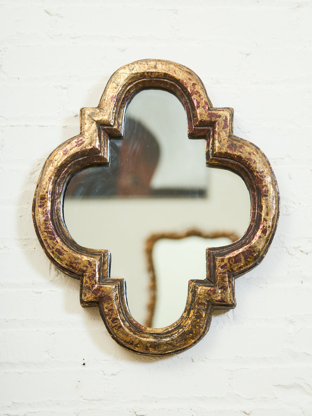 Thick Chunky Spanish Style Vintage Mirror