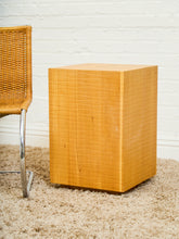 Load image into Gallery viewer, Blonde Pedestal Table with Plinth base
