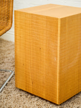 Load image into Gallery viewer, Blonde Pedestal Table with Plinth base
