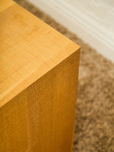 Load image into Gallery viewer, Blonde Pedestal Table with Plinth base

