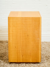 Load image into Gallery viewer, Blonde Pedestal Table with Plinth base

