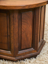 Load image into Gallery viewer, 1970’s Round End Table with Storage
