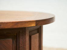 Load image into Gallery viewer, 1970’s Round End Table with Storage
